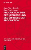 Produktion der Bedürfnisse und Bedürfnisse der Produktion