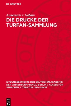 Cover Die Drucke der Turfan-Sammlung