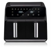 ALPINA Doppel-Heißluftfritteuse Airfryer, 1700 Watt, 8 Liter, Schwarz ALPINA Doppel-Heißluftfritteuse Airfryer, 1700 Watt, 8 Liter, Schwarz