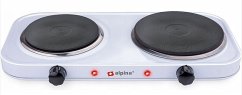 Cover ALPINA Doppelkochplatten, 2500 Watt, Weiß