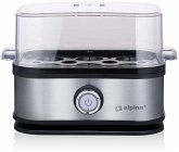 ALPINA Eierkocher, 210 Watt, Silber-Schwarz ALPINA Eierkocher, 210 Watt, Silber-Schwarz