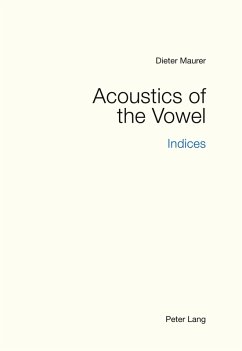 Cover Acoustics of the Vowel