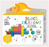 HAKUYOKA 6303090 - Block-Wachsmalkreiden Triceratops