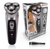 ALPINA Herrenrasierer, 5 Watt, 3 Köpfe, Silber-Schwarz ALPINA Herrenrasierer, 5 Watt, 3 Köpfe, Silber-Schwarz