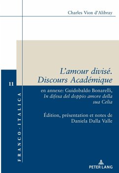 Cover L'amour divisé. Discours Académique.