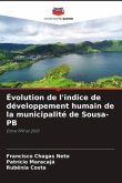 Évolution de l'indice de développement humain de la municipalité de Sousa-PB