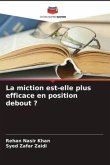 La miction est-elle plus efficace en position debout ?