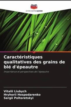 Caractéristiques qualitatives des grains de blé d'épeautre - Liubych, Vitalii;Hospodarenko, Hryhorii;Poltoretskyi, Sergii