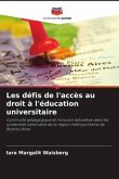 Les défis de l'accès au droit à l'éducation universitaire