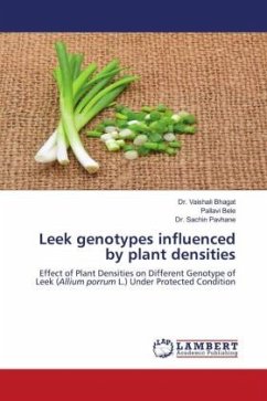 Leek genotypes influenced by plant densities - Bhagat, Dr. Vaishali;Bele, Pallavi;Pavhane, Dr. Sachin