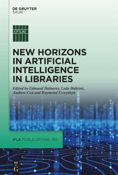 Cover New Horizons in Artificial Intelligence in Libraries