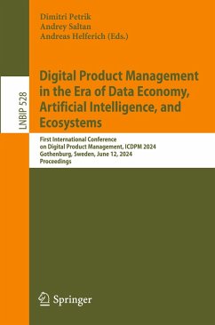 Cover Digital Product Management in the Era of Data Economy, Artificial Intelligence, and Ecosystems