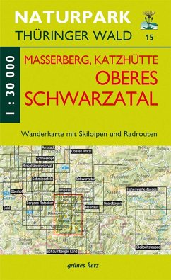 Cover Wanderkarte Masserberg, Katzhütte, Oberes Schwarzatal