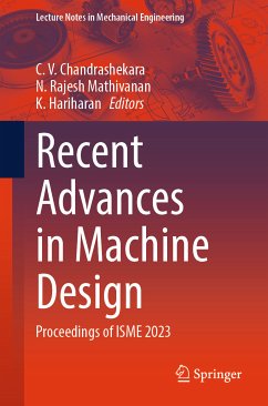 Recent Advances in Machine Design (eBook, PDF)