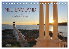 Neu England, Indian Summer (Tischkalender 2025 DIN A5 quer), CALVENDO Monatskalender