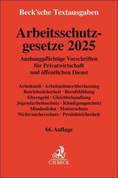 Arbeitsschutzgesetze 2025