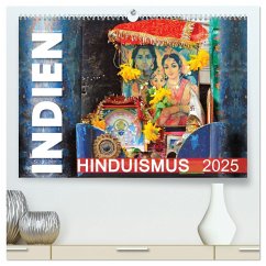 Indien - Hinduismus (hochwertiger Premium Wandkalender 2025 DIN A2 quer), Kunstdruck in Hochglanz