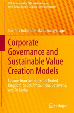 Cover Corporate Governance and Sustainable Value Creation Models