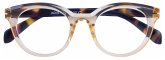 Lesebrille JACKIE, beige transparent, +3.00 dpt mit Etui