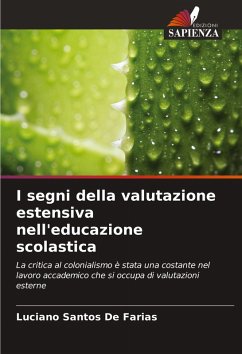 Cover I segni della valutazione estensiva nell'educazione scolastica