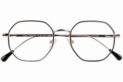 Cover Lesebrille YOKO, schwarz-gold, +2.00 dpt mit Etui