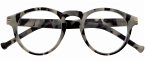 Lesebrille FRANKIE, grau-havanna, +2.50 dpt mit Etui