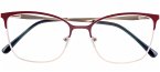 Lesebrille MIA, rot-gold, +3.00 dpt mit Etui Lesebrille MIA, rot-gold, +3.00 dpt mit Etui