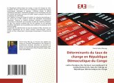 Déterminants du taux de change en République Démocratique du Congo Déterminants du taux de change en République Démocratique du Congo
