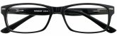 Lesebrille ROBERT, schwarz, +1.00 dpt mit Etui Lesebrille ROBERT, schwarz, +1.00 dpt mit Etui