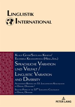 Cover Sprachliche Variation und Vielfalt / Linguistic Variation and Diversity