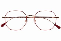 Cover Lesebrille YOKO, rot-kupfer, +2.00 dpt mit Etui