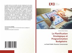 Cover La Planification Stratégique et Programmation Budgétaire