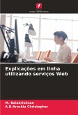 Explicações em linha utilizando serviços Web