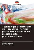 Technologie d'impression 3D - Un nouvel horizon pour l'administration de médicaments pharmaceutiques