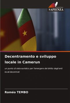 Decentramento e sviluppo locale in Camerun - TEMBO, Roméo