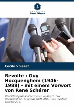 Cover Revolte : Guy Hocquenghem (1946-1988) - mit einem Vorwort von René Schérer