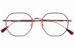 Lesebrille YOKO, rot-kupfer, +1.00 dpt mit Etui