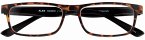 Lesebrille ALEX, havanna, +2.00 dpt