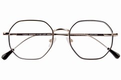 Cover Lesebrille YOKO, schwarz-gold, +1.50 dpt mit Etui