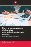 Gerir o desempenho global dos estabelecimentos de ensino: