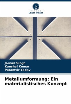 Metallumformung: Ein materialistisches Konzept - Singh, Jarnail;Kumar, Kaushal;Yadav, Paramvir