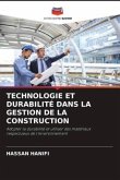 TECHNOLOGIE ET DURABILITÉ DANS LA GESTION DE LA CONSTRUCTION