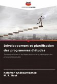 Développement et planification des programmes d'études