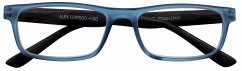 Lesebrille ALEX, blau, +2.00 dpt