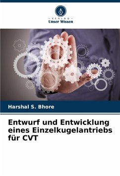 Entwurf und Entwicklung eines Einzelkugelantriebs für CVT - Bhore, Harshal S.