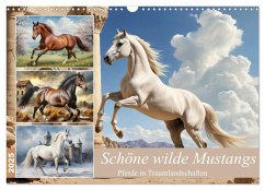 Schöne wilde Mustangs (Wandkalender 2025 DIN A3 quer), CALVENDO Monatskalender - Calvendo;Whitter, Babette