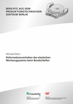 Cover Deformationsverhalten des elastischen Werkzeugsystems beim Bandschleifen