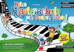 Cover Meine Klavierschule mit bunten Noten!