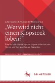 „Wer wird nicht einen Klopstock loben?“ (eBook, PDF)