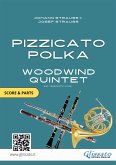 Sheet Music for Woodwind Quintet &quote;Pizzicato Polka&quote; (score & parts) (fixed-layout eBook, ePUB)